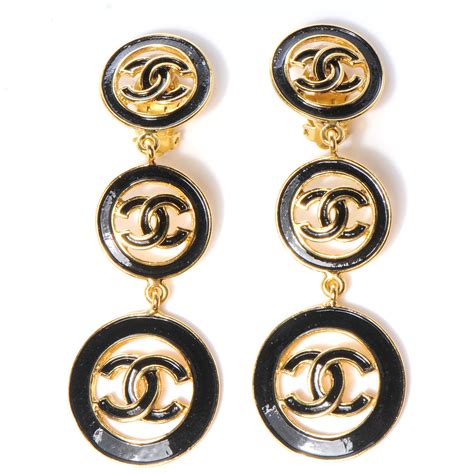 where can i buy chanel cc earrings|Chanel earrings fashionphile.